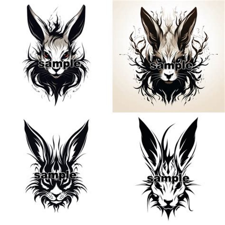 Unveiling The Alchemy Of Black Rabbit Tattoos: Discover Their Enchanting Symbolism